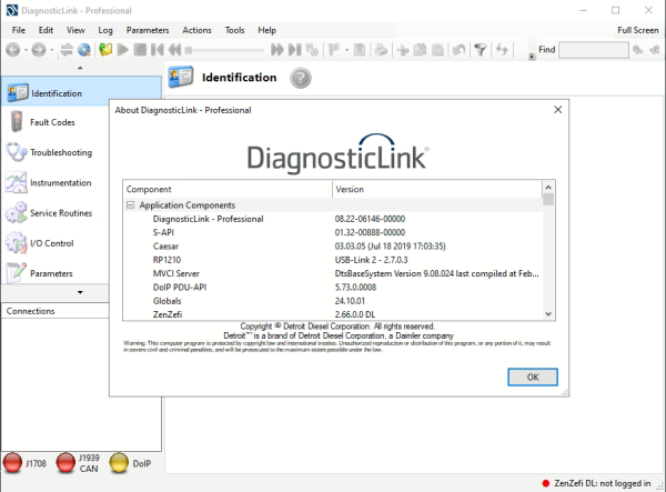 Detroit Diesel Diagnostic Link DDDL 8.22 Professional Level 101010
