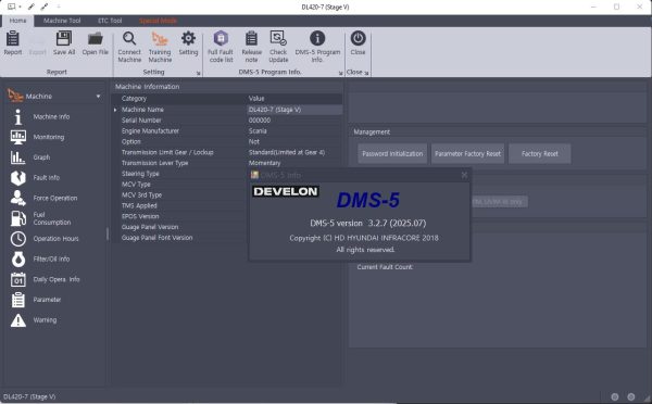 Doosan DMS 5 3.2.7 07.2025 Monitoring Software