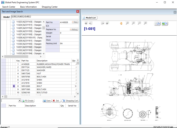 Doosan Forklift GPES 04.2019 Electronic Parts Catalog 9