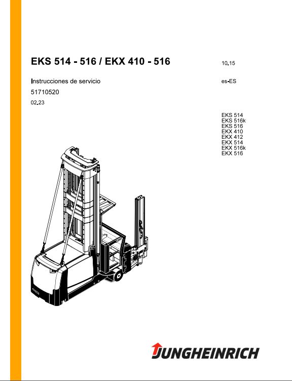 [ES] Jungheinrich Forklift Operating Manual Update 06.2023 (2)