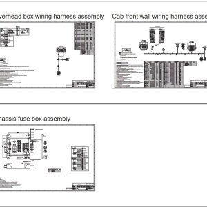 Faw Truck CA3250 CA3250P25KL5l3TLE5A80 Wiring Harness Diagram