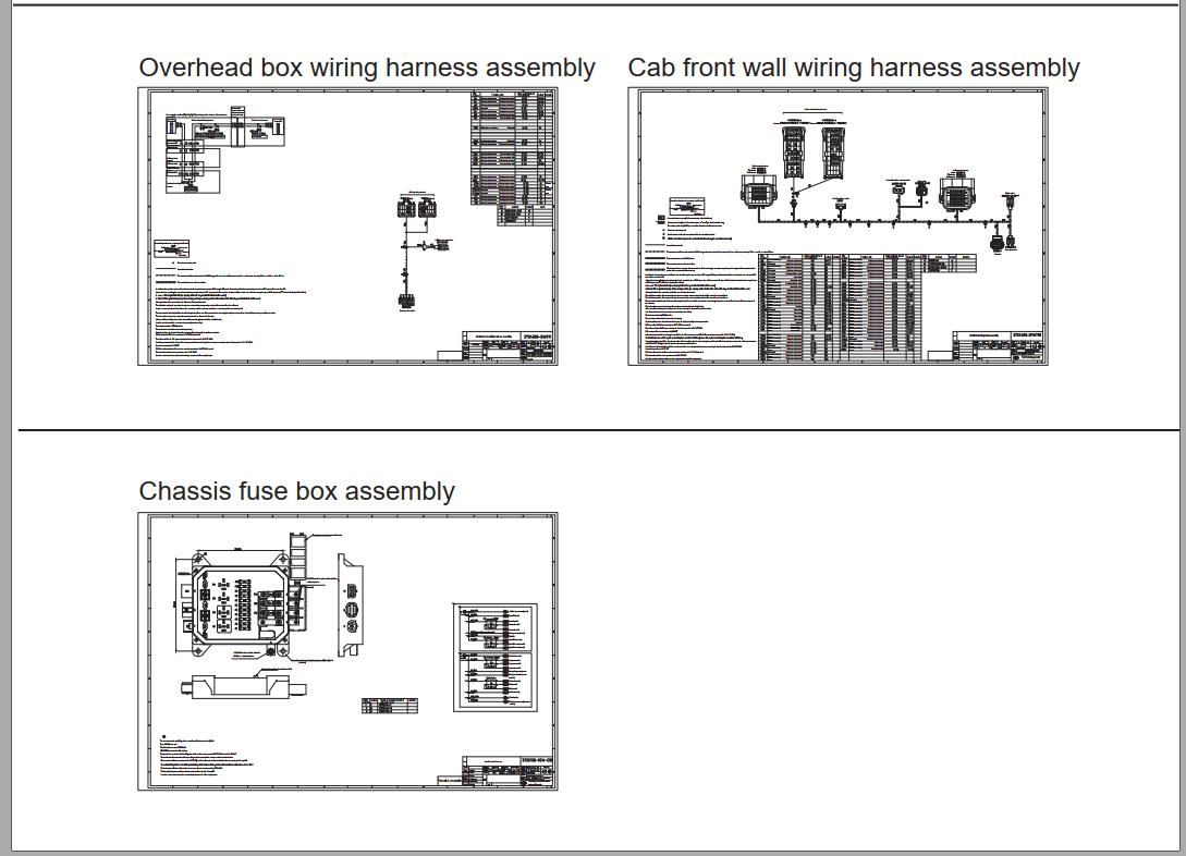 Faw Truck CA3250 CA3250P25KL5l3TLE5A80 Wiring Harness Diagram