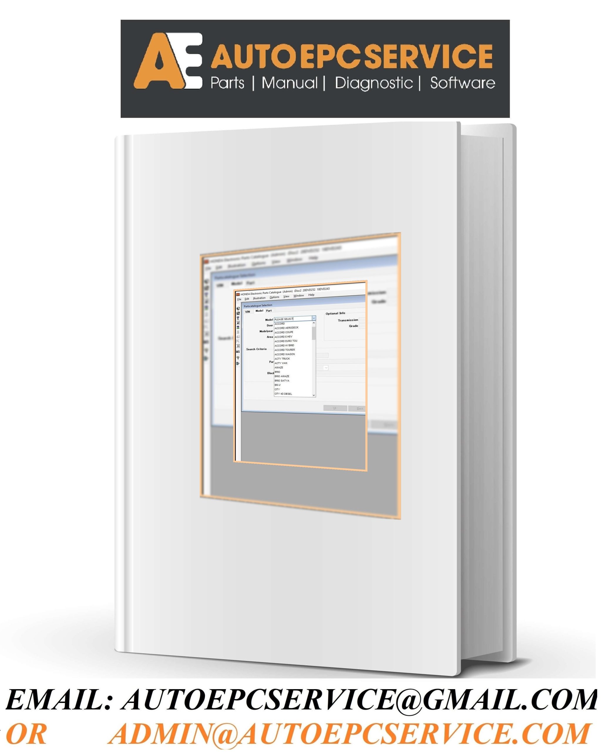 Honda Electronic Parts Catalogue 03.2025 Updated Cover