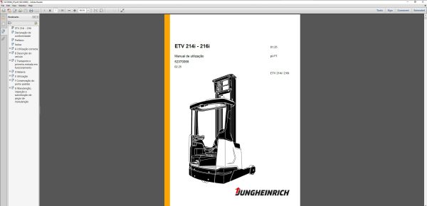 JUNGHEINRICH JETI ForkLift SH v4.37.14 PT14 03.2025 Service Information 4