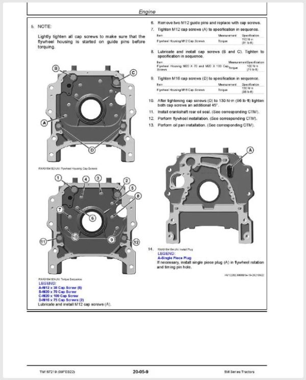 John Deere Tractors 5090M 5100M 5115M 5125M Repair Manual TM167219 (2)