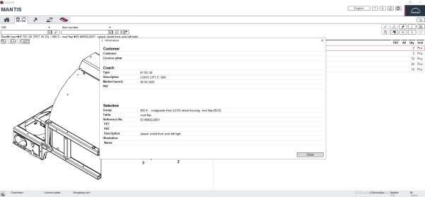MAN MANTIS EPC V789 07.2025 Spare Parts Catalog 1
