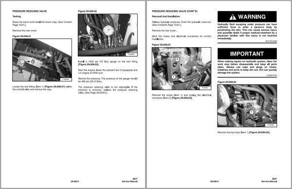 Massey Ferguson Telescopic Handler MF8947 Workshop Service Manual 1857619B (3)