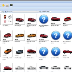 SAIC EPC 07.2025 Roewe MG Electronic Parts Catalog 1