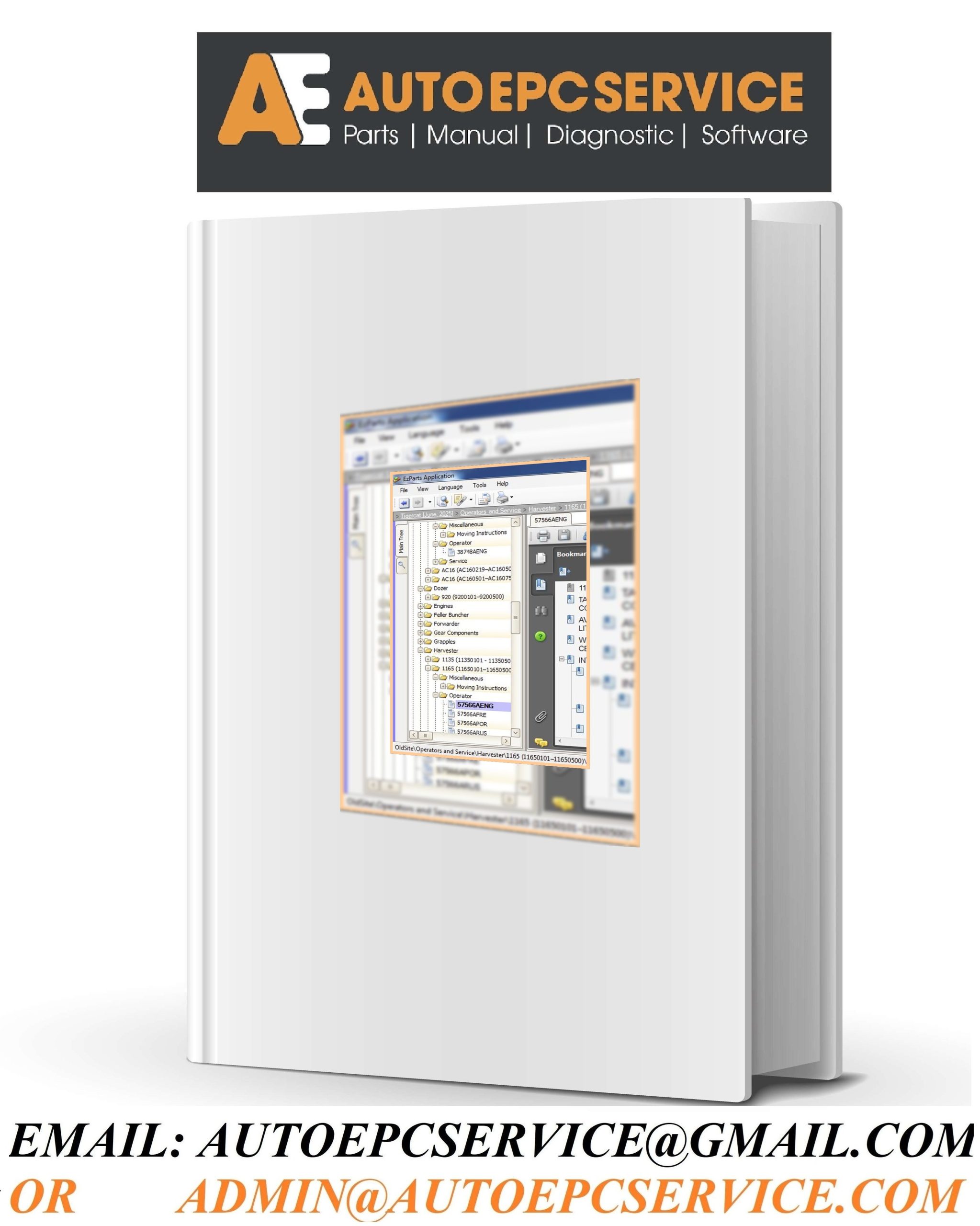 Tigercat EPC 06.2025 Parts Catalog Service Operator Manuals VMWARE 0