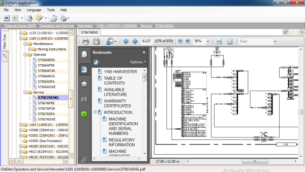 Tigercat EPC 06.2025 Parts Catalog Service Operator Manuals VMWARE 7