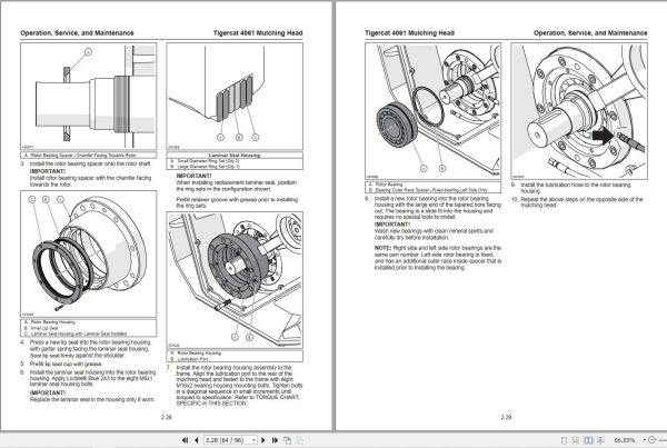 Tigercat Heavy Equipment Operators Service Manual Update 2025 (5)