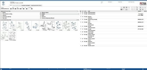 VMware Volkswagen Car EPC 8.3 07.2025 1611 Spare Parts Catalog 6