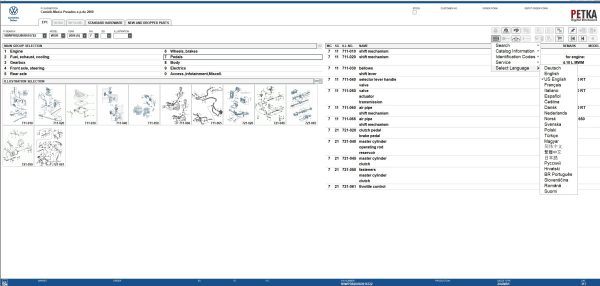 VMware Volkswagen Car EPC 8.3 07.2025 1611 Spare Parts Catalog 7
