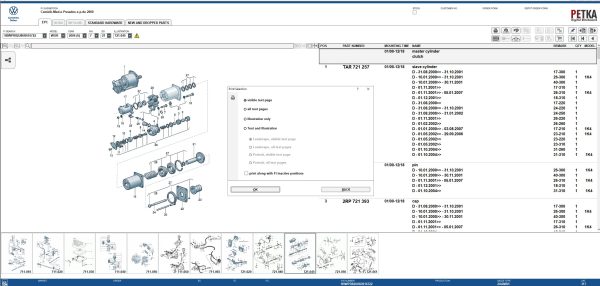 VMware Volkswagen Car EPC 8.3 07.2025 1611 Spare Parts Catalog 9