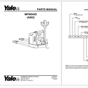Yale Forklift Parts Manual PDF 45GB (3)