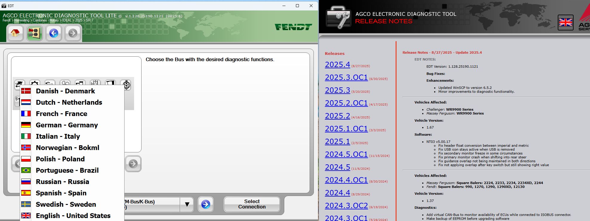 AGCO EDT 09.2025 Electronic Diagnostic Program 5