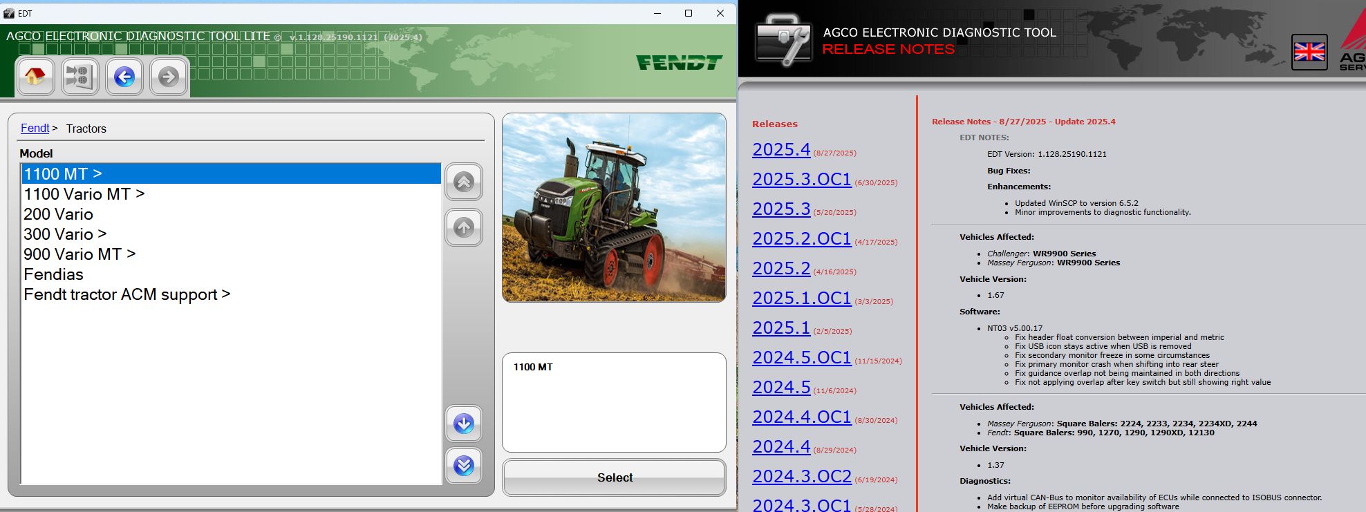AGCO EDT 09.2025 Electronic Diagnostic Program 7