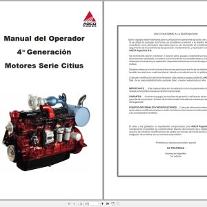 AGCO Engine Citus Series 33 44 49 66 74 84 98 4th Generation Operator Manual ES (1)