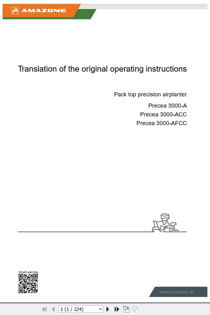 Amazone Airplanter 3000 A 3000 ACC 3000 AFCC Operating Manual MG6659 EN II (1)