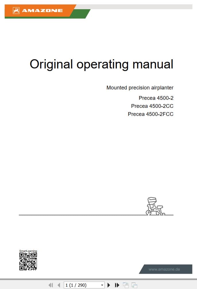 Amazone Airplanter 4500 2 4500 2CC 4500 2FCC Operating Manual MG6149 EN II (1)