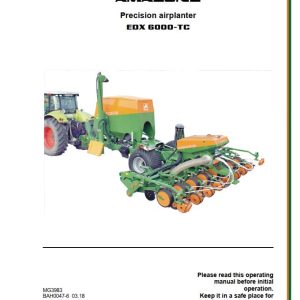 Amazone Airplanter EDX6000 TC Operating Manual MG3983 (1)