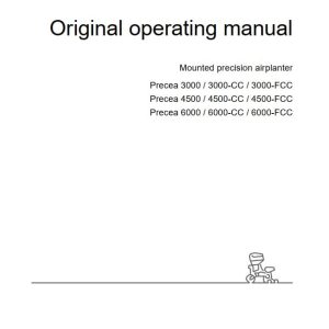 Amazone Airplanter Precea 3000 4500 6000 Operating Manual MG6660 EN II (1)