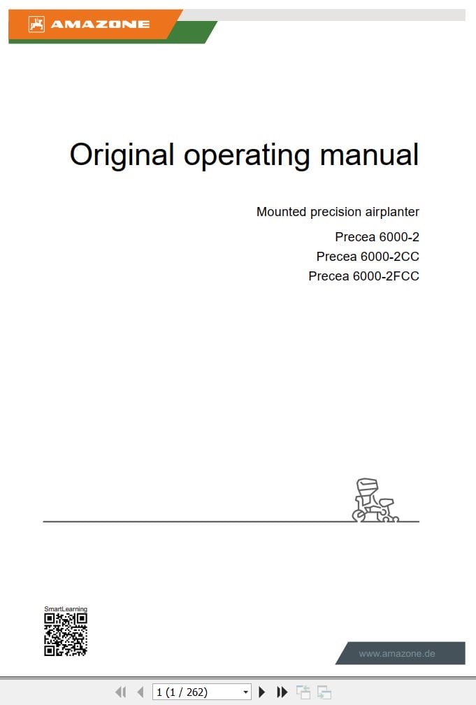 Amazone Airplanter Precea 6000 2 6000 2CC 6000 2FCC Operating Manual MG6967 EN GB (1)