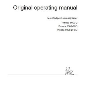 Amazone Airplanter Precea 6000 2 6000 2Cc 6000 2FCC Operating Manual MG6967 US EN II (1)