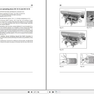 Amazone Centrifugal Broadcaster Za M Premis Novis Maxis Operating Manual Mg612 (2)