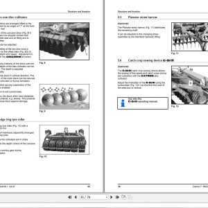 Amazone Cultivator Catros 3001 T 4001 T Operating Manual Mg1987 (2)