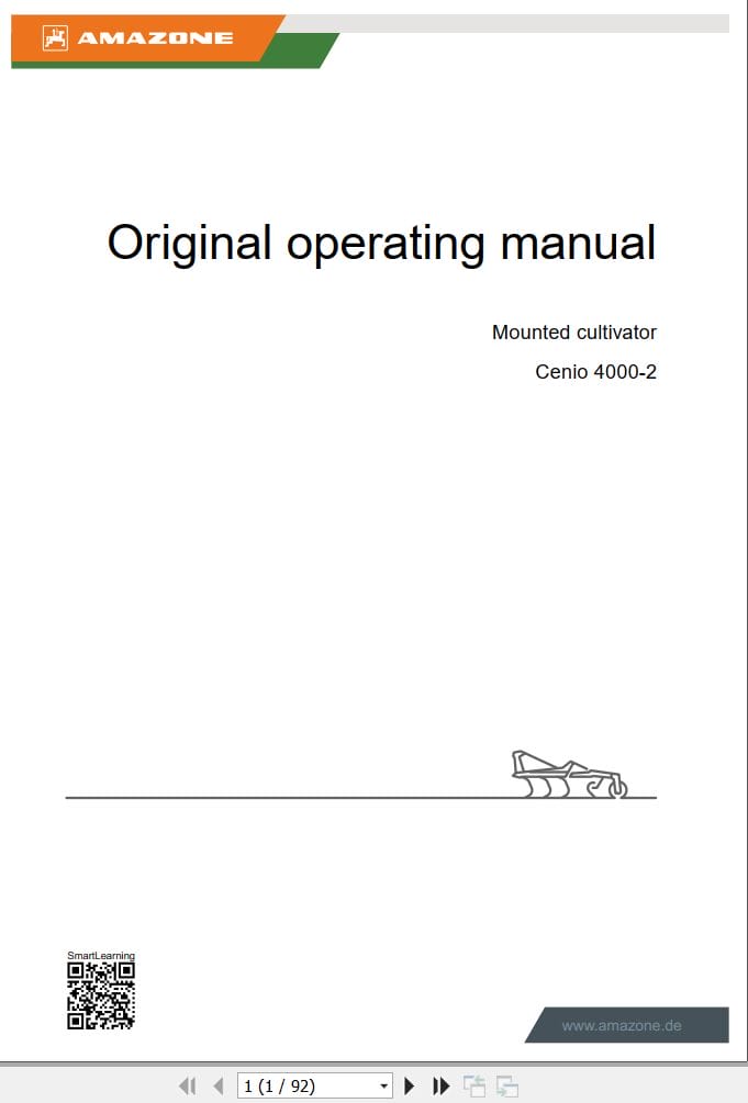 Amazone Cultivator Cenio 4000 2 Operating Manual MG7821 EN GB (1)