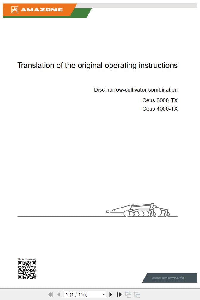Amazone Cultivator Ceus 3000 TX 4000 TX Operating Manual MG7242 EN II (1)