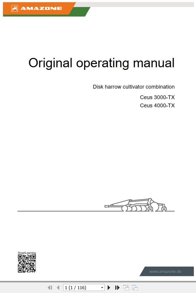 Amazone Cultivator Ceus 3000 TX 4000 TX Operating Manual MG7242 US EN II (1)