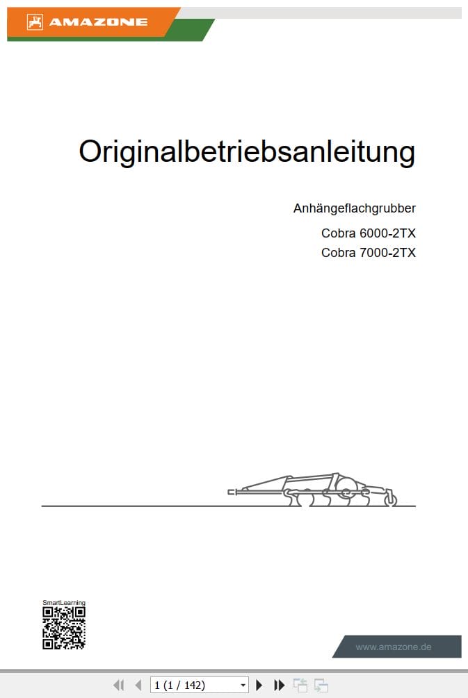 Amazone Cultivator Cobra 6000 2TX 7000 2TX Operating Manual MG7478 DE DE (1)