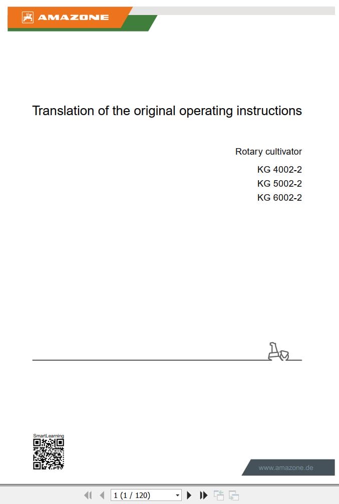 Amazone Cultivator KG4000 2 KG5002 2 KG6000 2 Operating Manual MG6750 EN II (1)