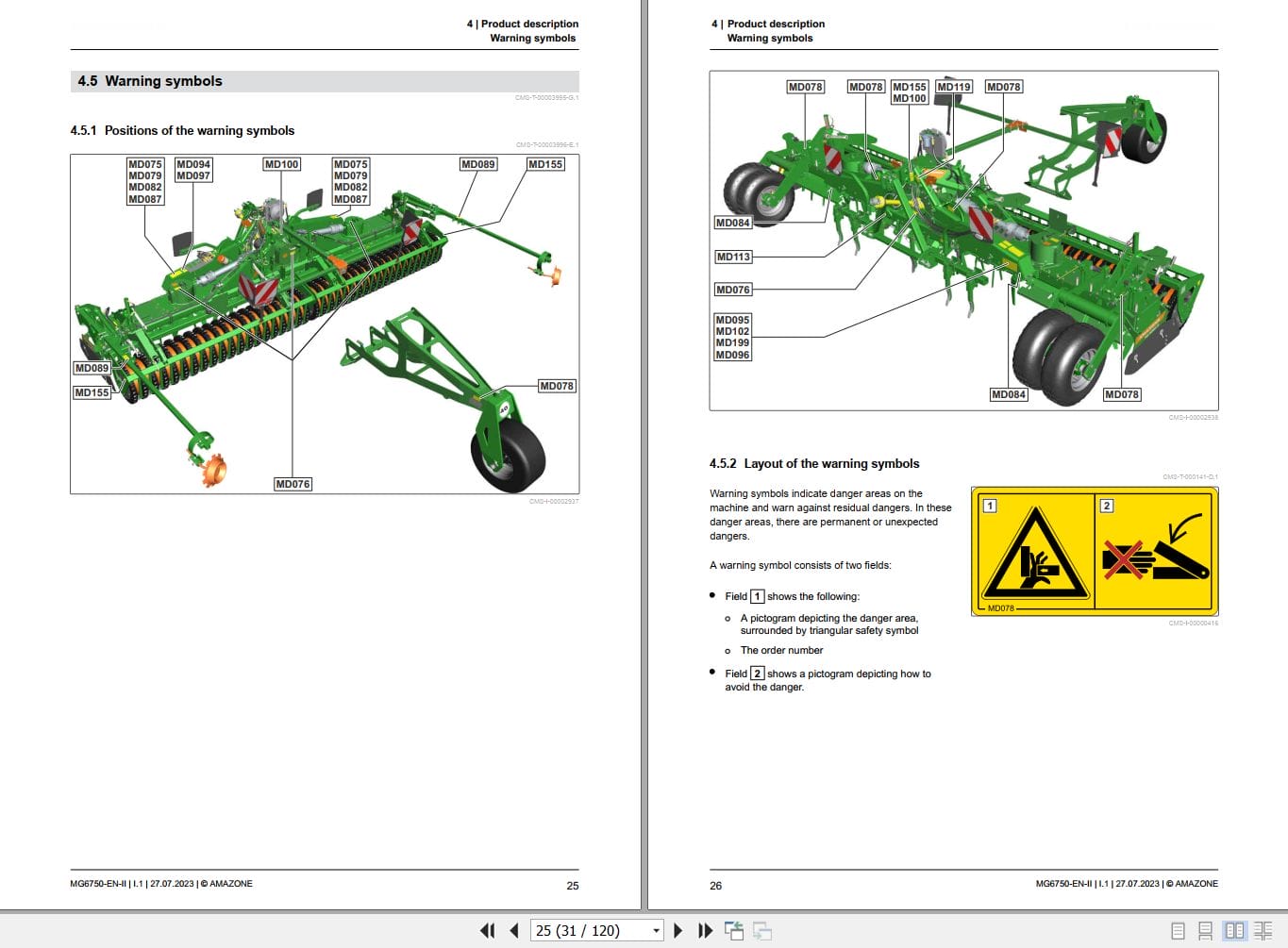 Amazone Cultivator KG4000 2 KG5002 2 KG6000 2 Operating Manual MG6750 EN II (2)