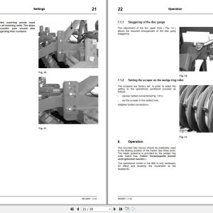 Amazone Disc Harrow Catros 3000 4000 5000 6000 Instructions Manual MG771 Amazone Disc Harrow Catros 3000 4000 5000 6000 Instructions Manual Mg771 (2)