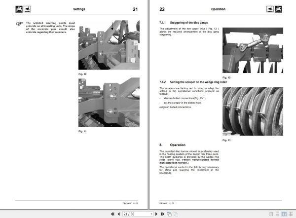 Amazone Disc Harrow Catros 3000 4000 5000 6000 Instructions Manual MG771 Amazone Disc Harrow Catros 3000 4000 5000 6000 Instructions Manual Mg771 (2)