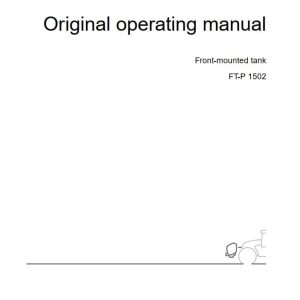 Amazone Front Tank FT P1502 Operating Manual MG7609 EN II (1)