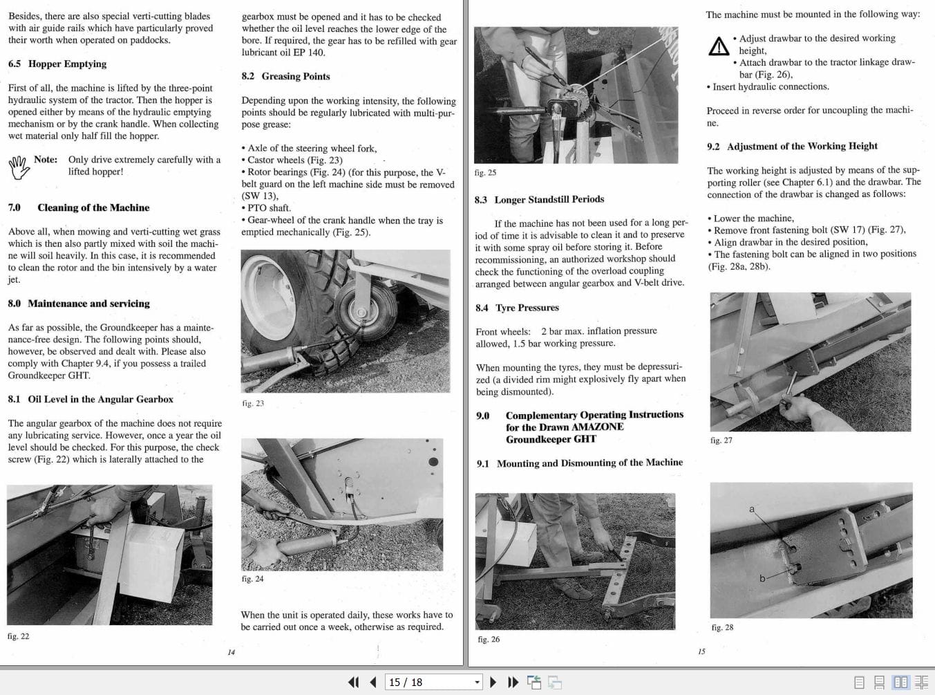 Amazone Groundkeeper GH120 GH135 GH150 GH180 Operating Manual (2)