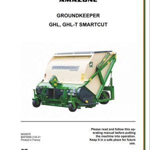 Amazone Groundkeeper GHL GHL T Smartcut Operating Manual MG5075 (1)