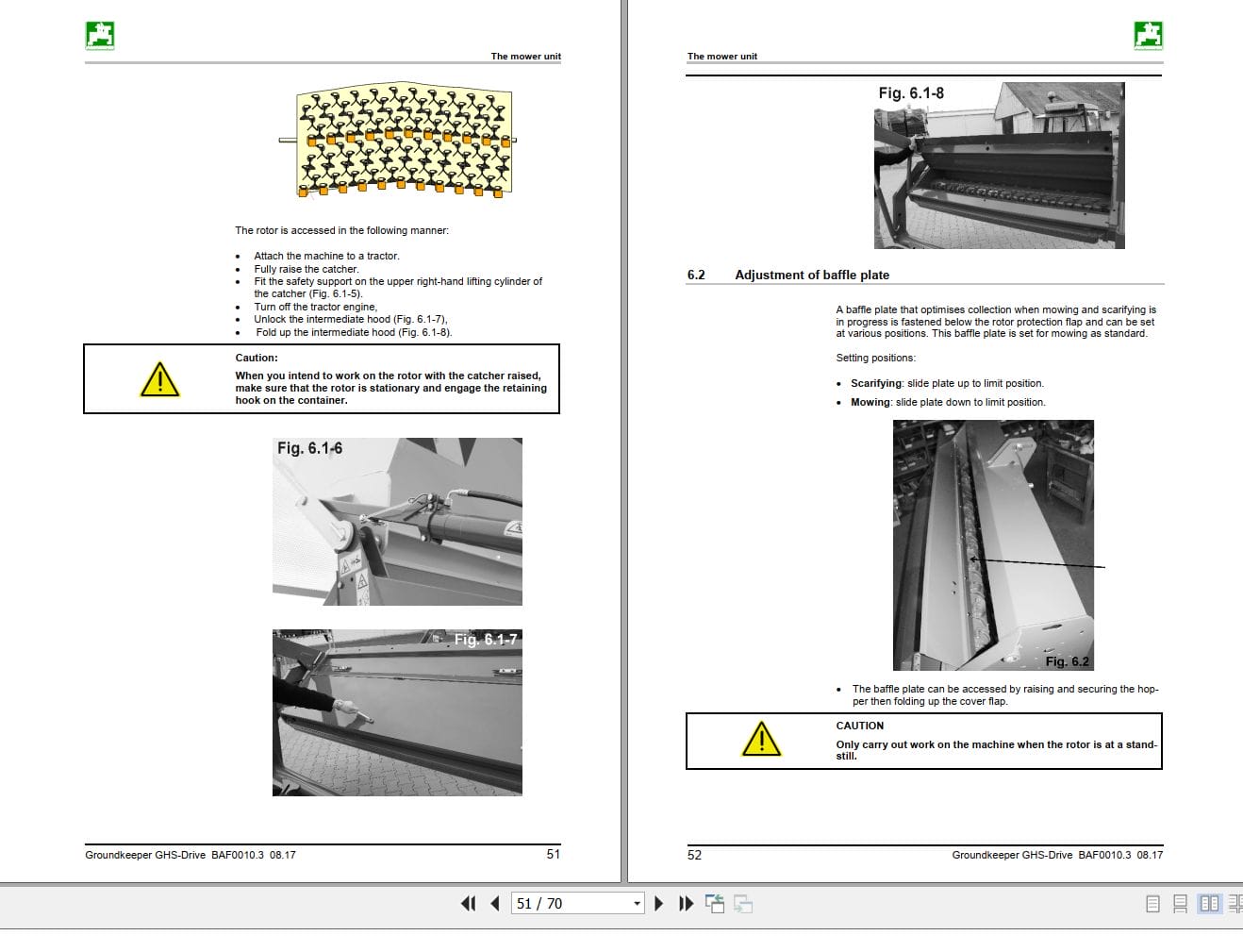 Amazone Groundkeeper GHS Drive SMARTCUT Operating Manual MG5078 (2)