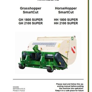 Amazone HorseHopper GH1800 HH1800 GH2100 HH2100 Operating Manual MG5084 (1)