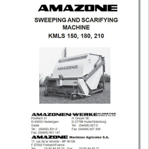 Amazone KMLS 150 180 210 Operating Manual 994413 2006 (1)
