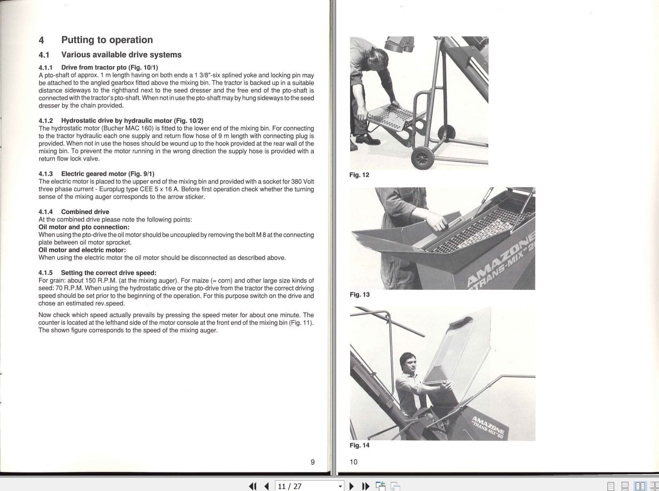 Amazone Mixing Auger Tran Mix 20 45 60 Instructions Manual DB621 (2)