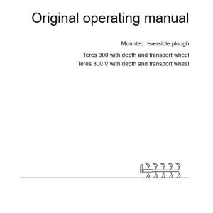 Amazone Mounted Reversible Plough Teres 300 300V Operating Manual MG7195 EN II (1)