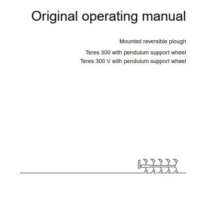 Amazone Mounted Reversible Plough Teres 300 300V Operating Manual MG7385 EN II (1)