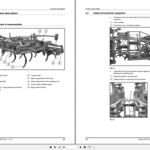 Amazone Mulch Cultivator Cenius 4002 2 Series Operating Manual Mg5449 (2)