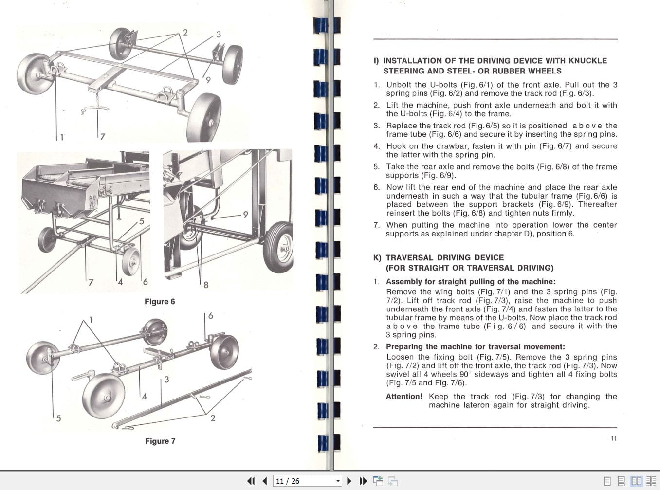 Amazone Potato Grader BK3 Vk3 Progress III Operating And Assembly Manual KB334 (2)