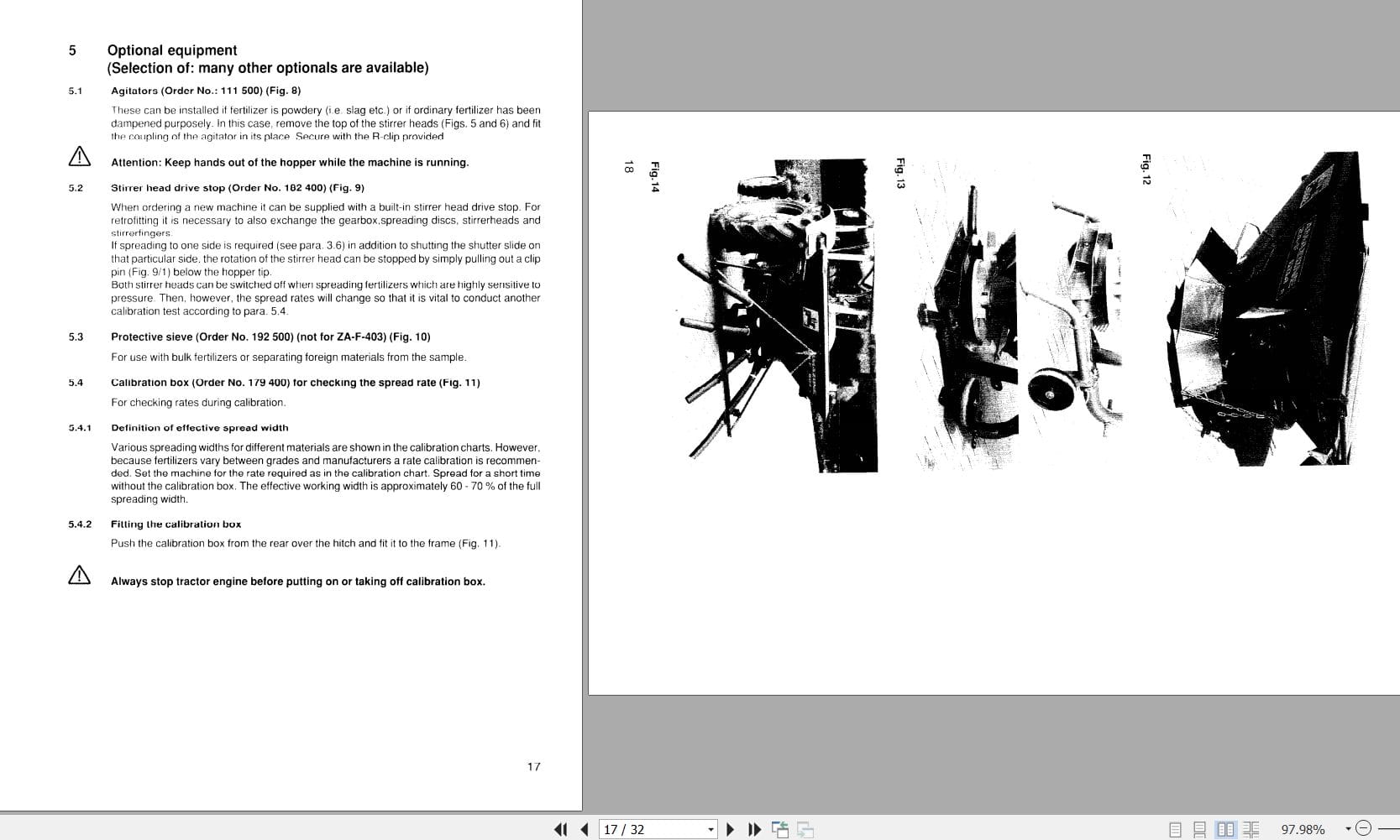Amazone Precision Broadcaster ZA F Instructions Manual DB492 (2)